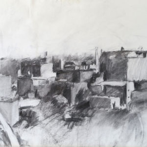 Cityscape in Charcoal